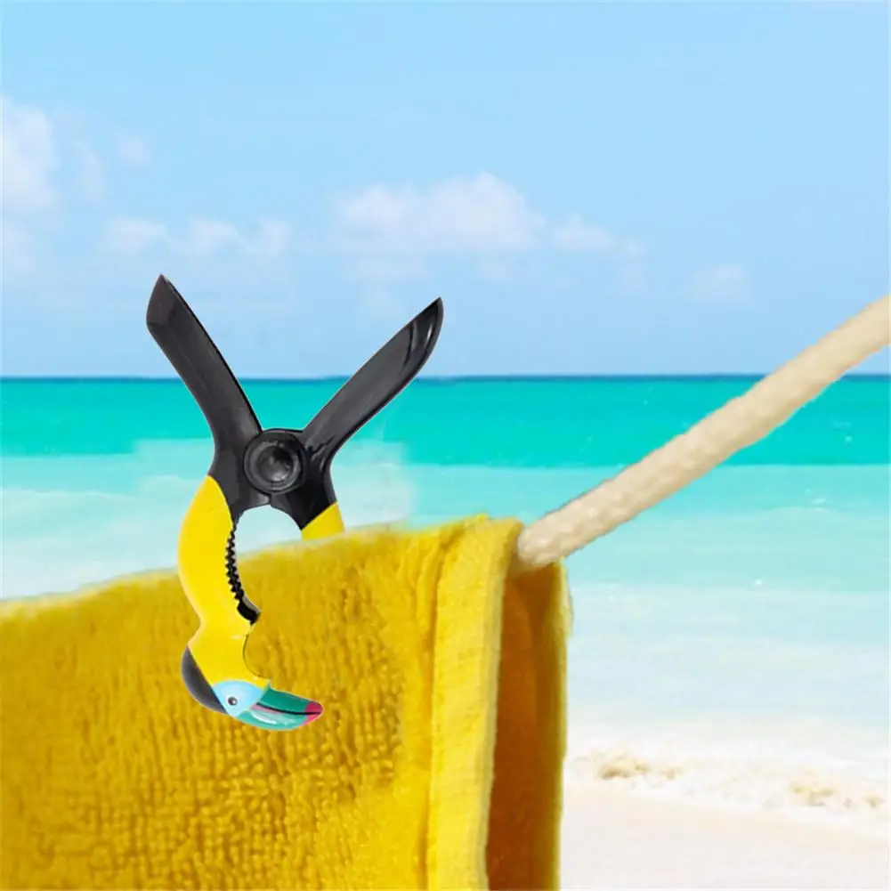 2 шт. Зажим для полотенец пластиковый животный пляжный зажим ветрозащитный