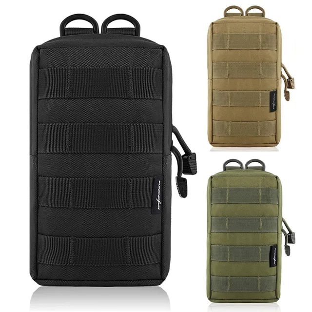 US $4.74 600D Tactical EDC Molle Pouch Bag Outdoor Vest Waist Pack Hunting Backpack Accessory Gadget Gear Ba