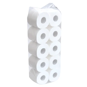 

Household Roll Paper Toilet Paper Ten Rolls Per Bag Big Roll of Paper