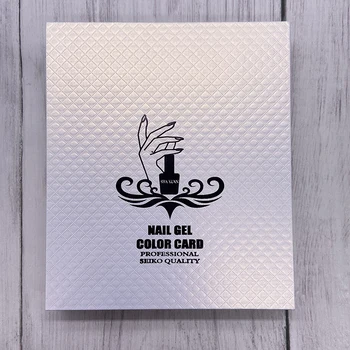 

Nail Art UV Gel Polish Tips 120 Colors Display Book Chart Card Board Cardboard Painting Displaying Manicure Showing 3 Colors