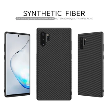 

For Samsung Galaxy Note 10/9/8 NILLKIN synthetic fiber Shield hard back cover phone bag For Galaxy S10 /S10 Plus /S10e case