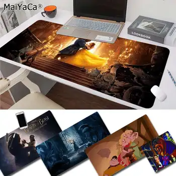 

MaiYaCa New Design Beauty And The Beast DIY Design Pattern Game mousepad Free Shipping Large Mouse Pad Keyboards Mat