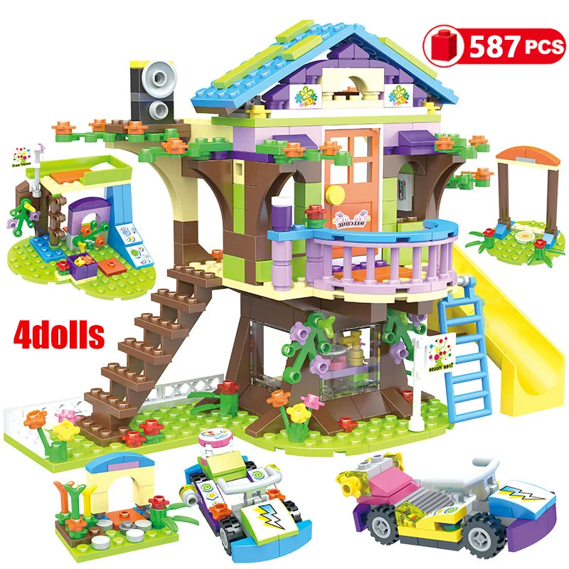 Blocos de Construção Brinquedos para Meninas Compatíveis Amigos Meninas Amizade Casa Cidade Carro Empilhamento Tijolos Crianças 868 Pçs 9 Brinquedos e hobbies