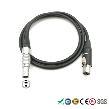 

ARRI Alexa Cinema Camera FGG 0B 2 Pin Male to Neutrik REAN RT4FC-B Mini XLR 4 Pin Female for TVLogic VFM-055A 056W Monitor Cable