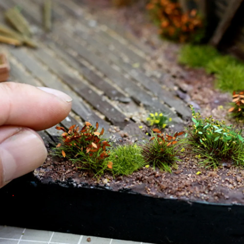 

Diy Model Making Simulation Grass Model Weed Clusters Static Grass Railway Train Layout Sand Table Architecture Building Kits
