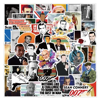 

10/50PCS Sean Connery Graffiti Stickers Movie 007 James Bond Sticker Waterproof for Motorcycle Luggage Laptop Phone Guitar