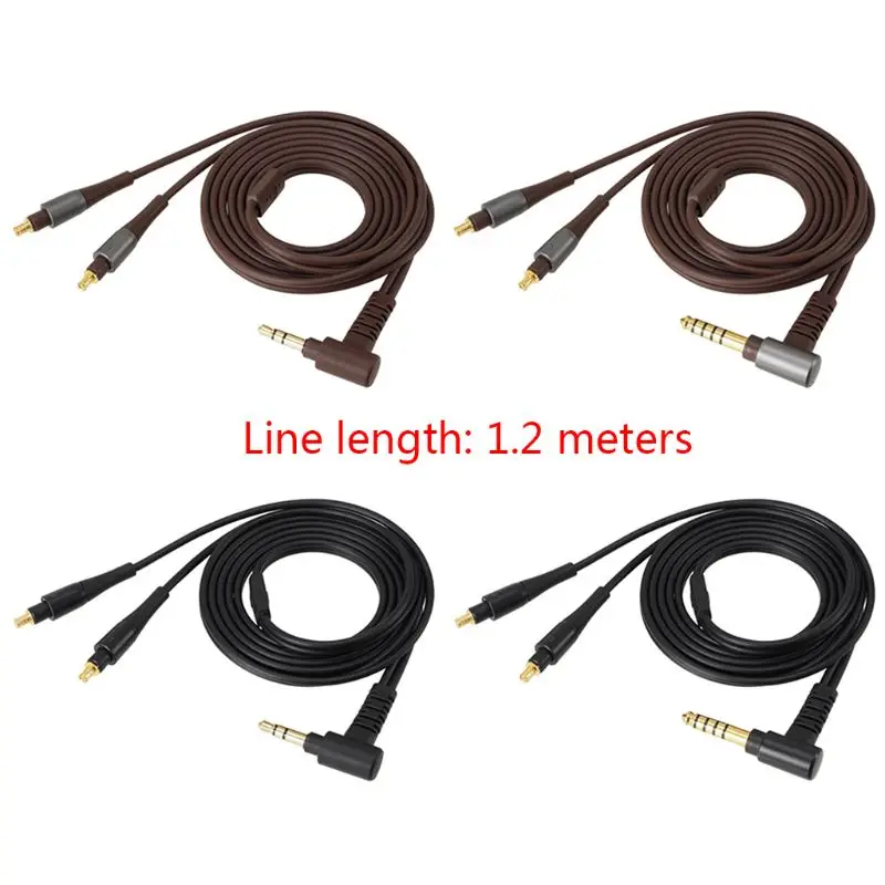 3 5MM 4 4MM A2DC Replacement Headphone Cable Line for ATH SR9 ES770H ES750 ESW950 ESW990H ADX5000 MSR7B Audio Cord