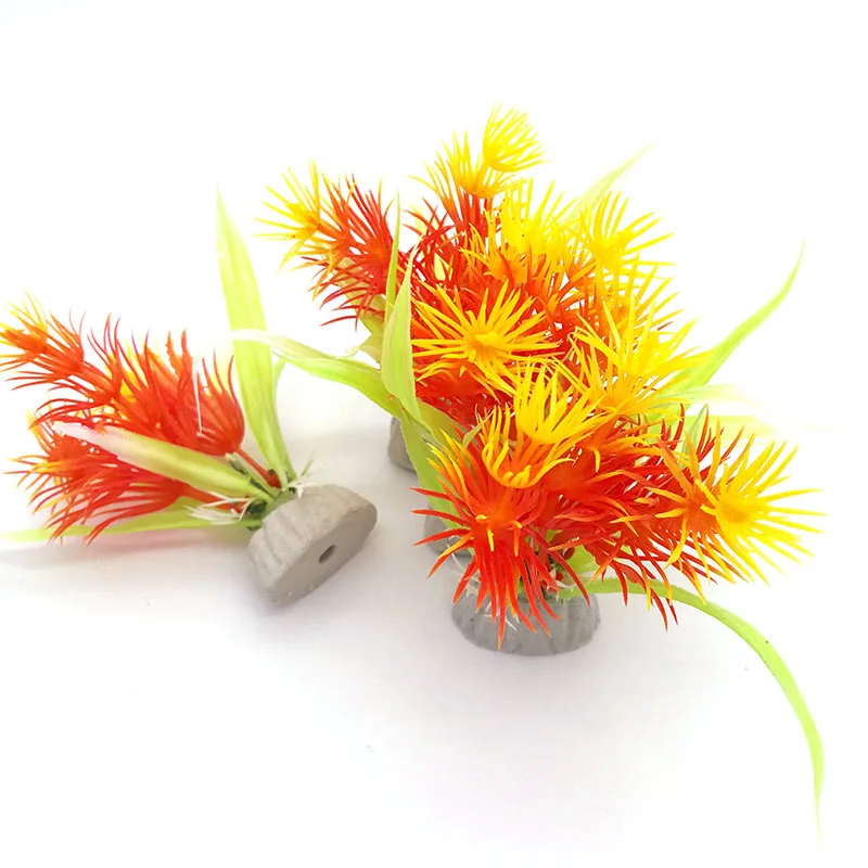Artificial Aquarium Simulated Plants Ornaments Plastic Fish Tank Plant Water Grass Decor Decoration Beautiful | Дом и сад