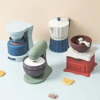 

Plastic Mechanical Timer Cute Kitchen Applicances Shape Timer for Cooking Studying Nuring