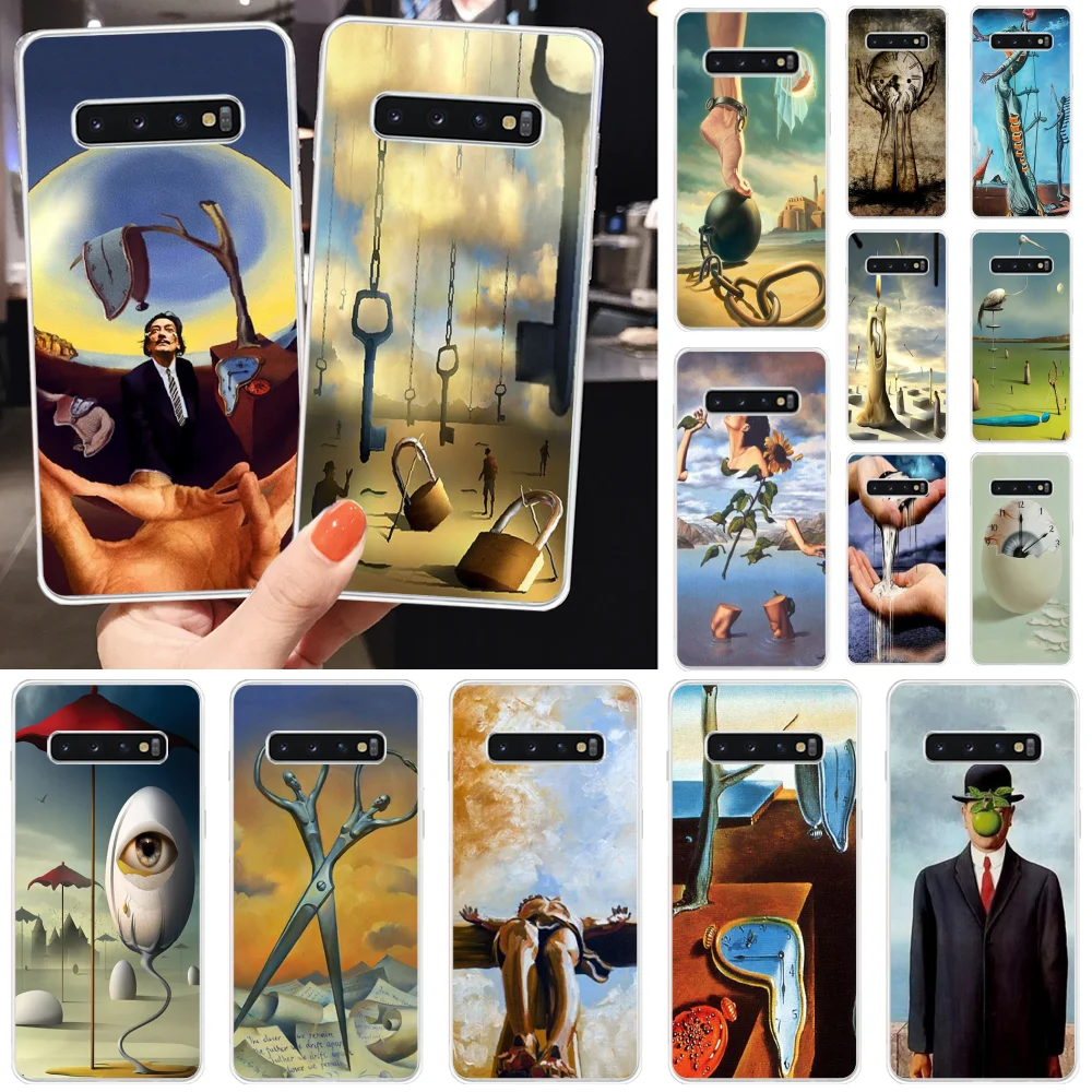 Viviana Salvador Dali New Multi Colors Soft Phone Case for Samsung S10 Plus S9 S8 S8plus S7 S6 Mobile Cases | Мобильные телефоны и