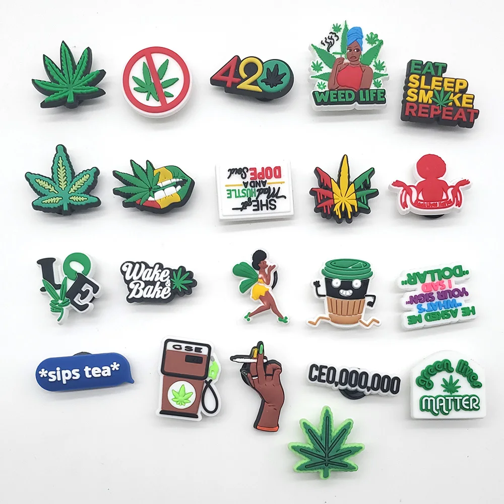 Akcesoria do butรณw pistolet 420 buty ogrodowe charms DIY bransoletka prezent dla dzieci