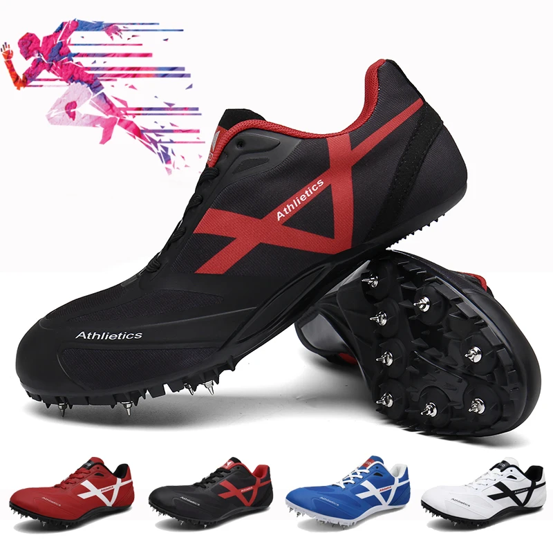 Обувь с шипами для занятий бегом и полем для мужчин и женщин; спортивная обувь; Профессиональные беговые кроссовки для бега и похода; мужская обувь
