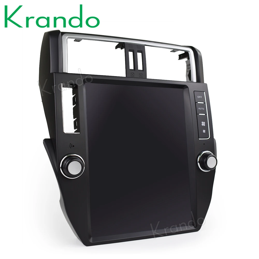 Excellent Krando Android 7.1 12.1" Tesla big screen car radio player for Toyota Prado 2010-2013 gps navigation multimedia with bluetooth 4