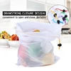 5pcs Colorful Reusable Fruit Vegetable Bags Net Bag Produce Washable Mesh Bags Kitchen Storage Bags Toys Sundries ► Photo 3/6