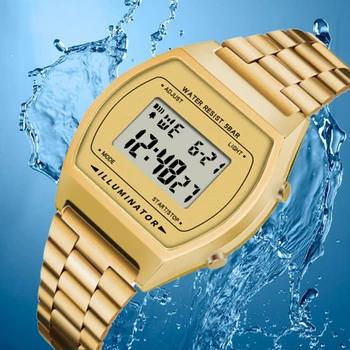 

PANARS New Luxury Women Digital Wristwatch Casual LED Light Display Female Clock Fashion Waterproof Ladies Watches Reloj Mujer