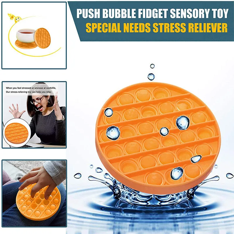 Push Pop Bubble Fidget Toys Pop It Anti-stress Pop It Fidget Stress Toy Pop It Figet Toy Pop It Fidget Stress Decompression Toys photo