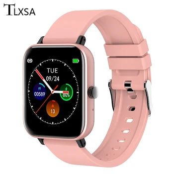

Women Fitness Pedometer Smart Watch With Bluetooth Dial Call Sport Heart Rate Monitor Smartwatch Waterproof For Android Phone