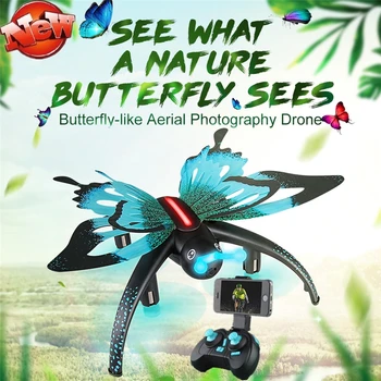 

Lifelike Simulate Animal RC Drone WIFI FPV HD Camera 3D Flips APP Control One Key Return Altitude Hold Cool Lights RC Quadcopter