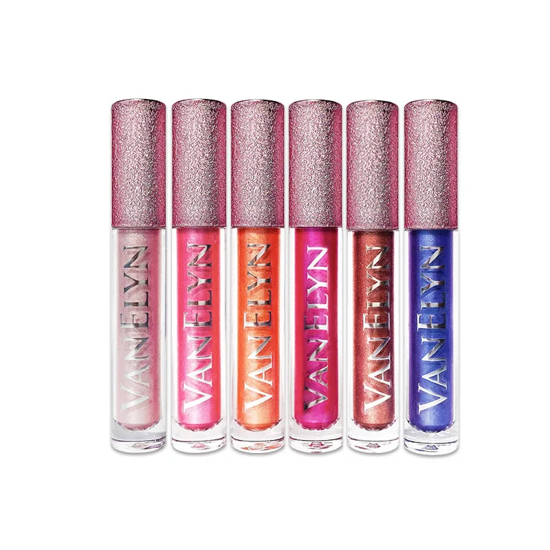 1Pc Shiny Lip Gloss Lip Topper Highlighter Shadow Non-sticky Reflective Duo-chromatic Electric Shimmer Glittery Lip Topper 1Pc Shiny Lip Gloss Lip Topper Highlighter Shadow Non-sticky Reflective Duo-chromatic Electric Shimmer Glittery Lip Topper