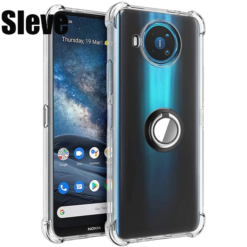 Per Nokia 8.3 Custodia 5G Custodia Morbida Antiurto Per Anello Trasparente Per Nokia 8.3 Nokia8.3 5G Ta-1243 Ta-1251
