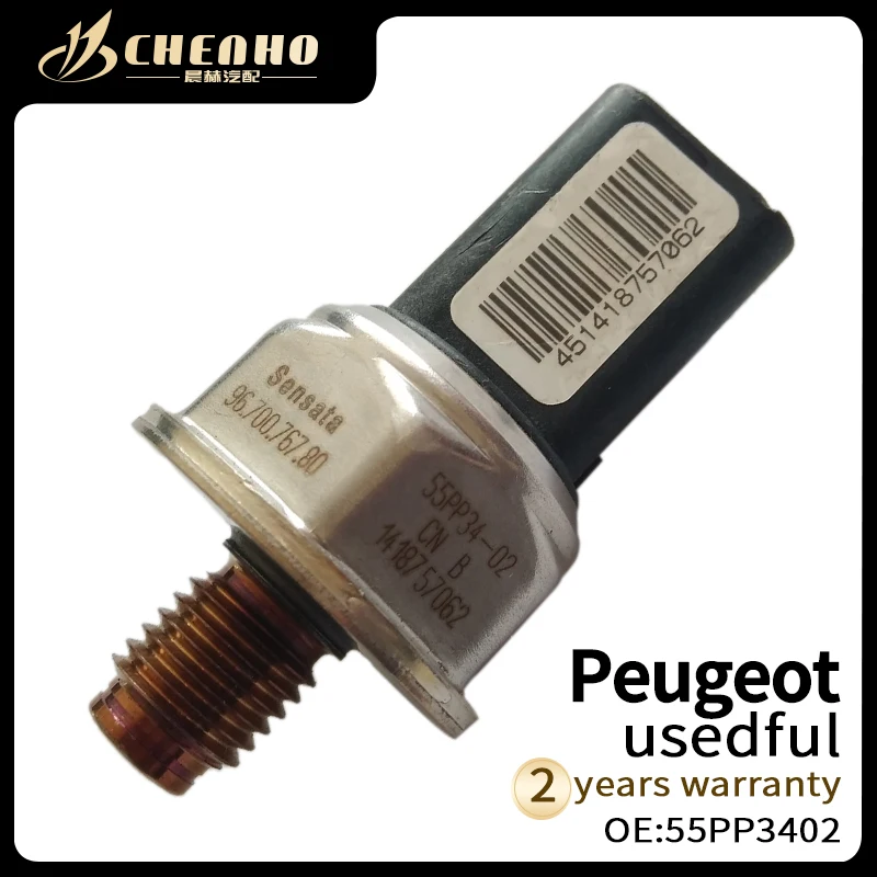 

CHENHO BRAND NEW Fuel Rail Pressure Sensor For Peugeot Citroen 55PP3402 55PP34-02