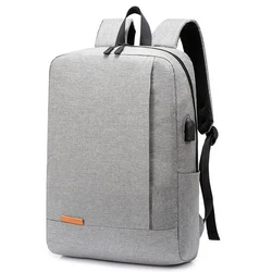 Backpack men and women casual backpack college student school bag with USB charging backpack 15.6-inch computer bag