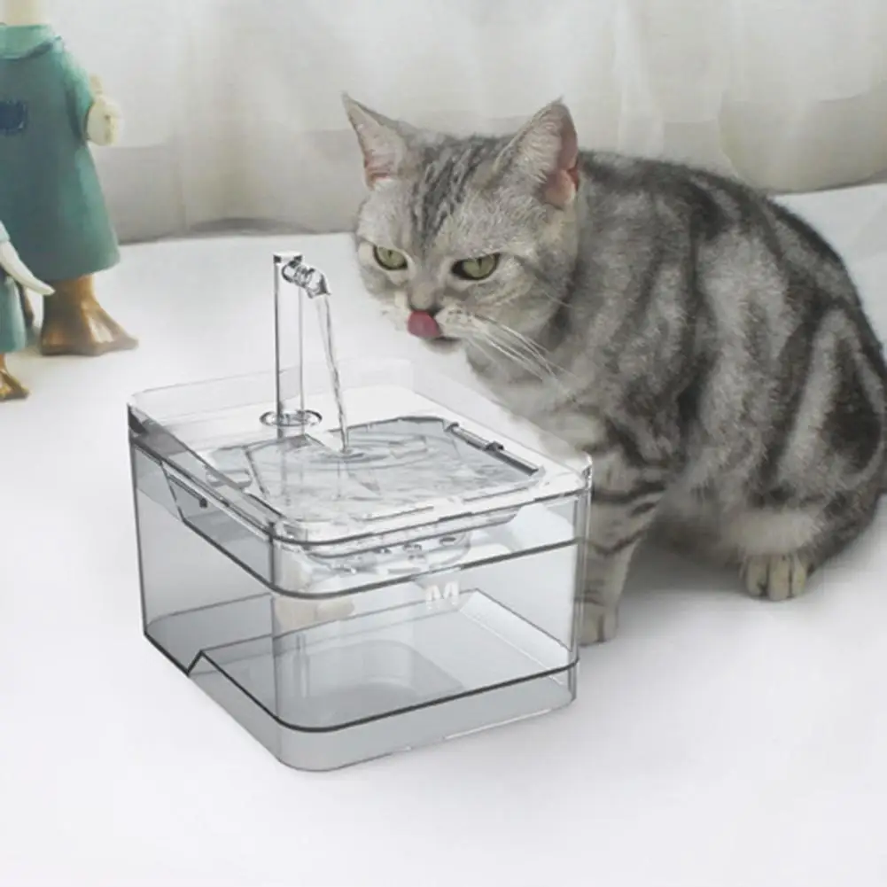 Pet Dispenser Smart Sensor Pet Silent Dispenser Dog Dispenser Filter USB Powered Pet Fountain Dispenser