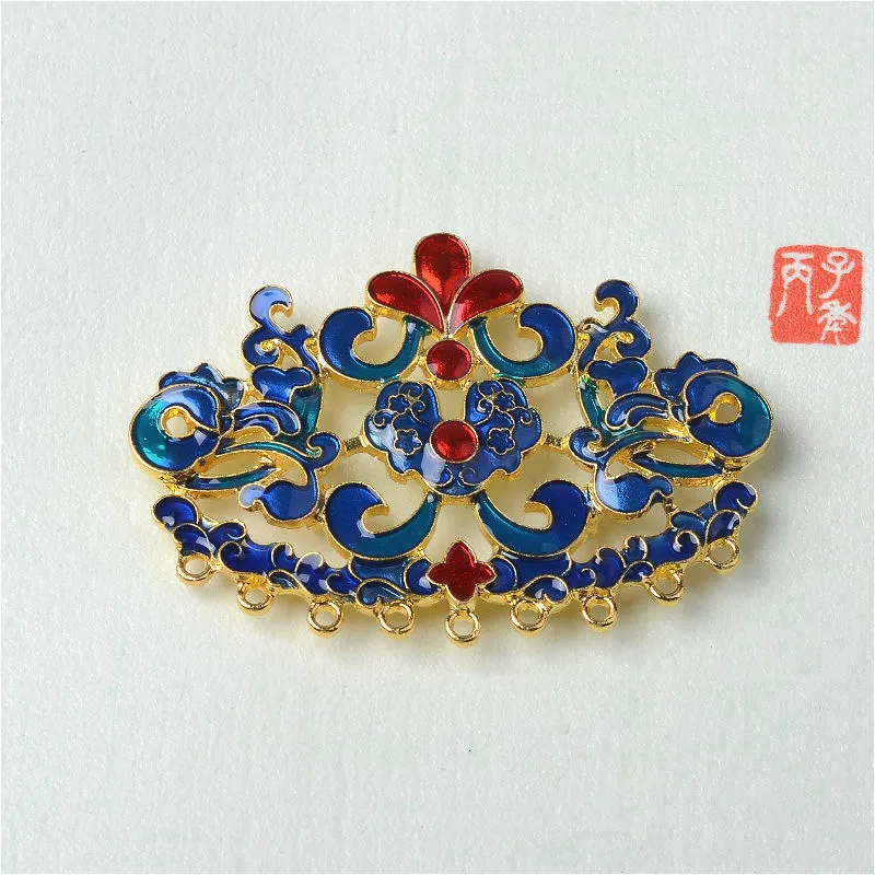 Античный стиль серии стиль Cloisonne сплав аксессуары невесты головной убор аксессуары DIY Ювелирные изделия напрямую от производителя продажи