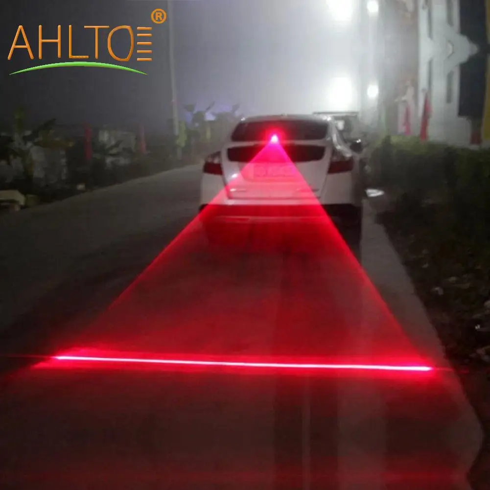 

1X Anti Collision Rear-end Car Laser Taillight DC 12V LED Spot Signal Fog Lamp Auto Trunk Brake Parking Bulb Warning Car Styling