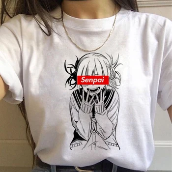 

Senpai Hentai Ahegao Tops Oversized t shirt Harajuku Woman tshirt My Hero Academia Anime Graphic t-shirt Aesthetic Clothes Kpop