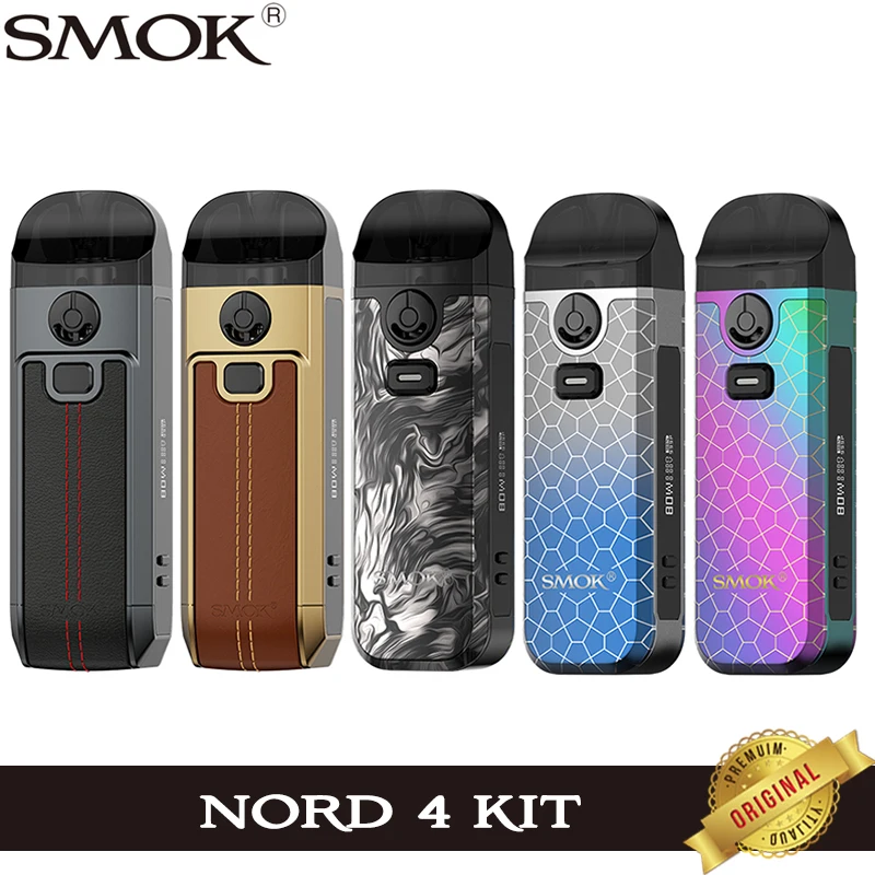 Набор для вейпа SMOK Nord 4 80 Вт 2000 мАч 5 мл | Электроника