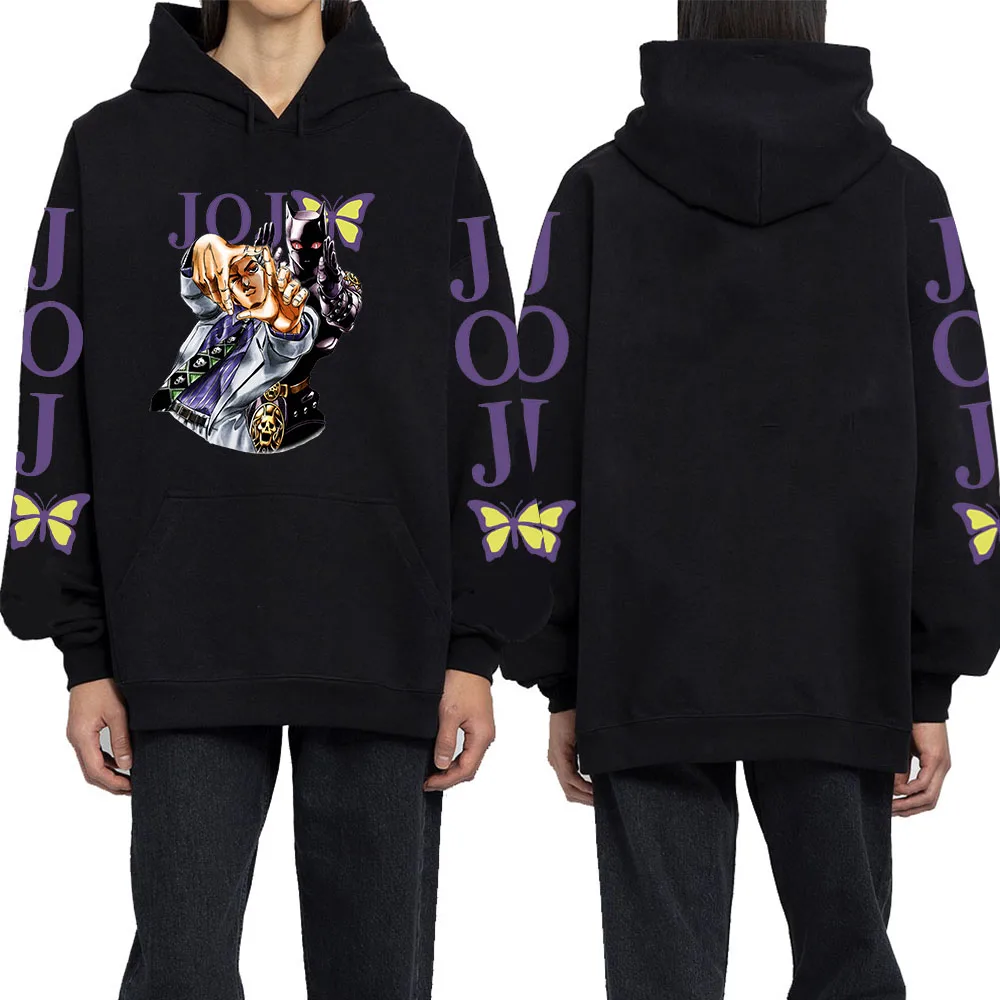 

Manga Jojo Bizarre Adventure Stone Ocean Graphic Hoodie Harajuku Sweatshirts