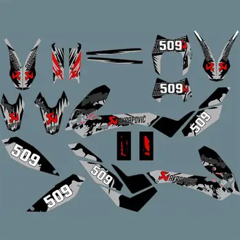 

For KTM 690 SMC R Free Customized numbers names Graphics Backgrounds 3M stickers For KTM SMC 690 2008 2009 2010 2011 SMCR 690