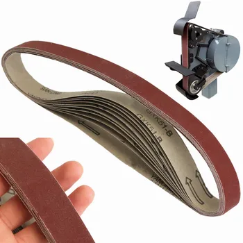 

10Pcs/Set Heavy 760X25mm 400# Grit Power Sanding Belt Sander Belts Paper Hot Sale