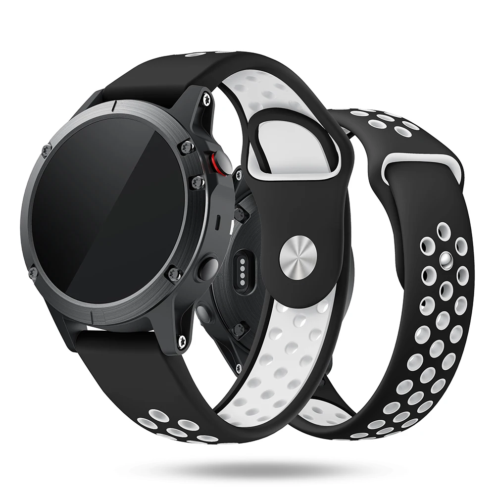 OLLIVAN 22 мм ремешок для часов Garmin Fenix 6 5 Plus ремешок для часов Быстрый ремешок для Garmin Forerunner 935 приближение S60 спортивный силиконовый