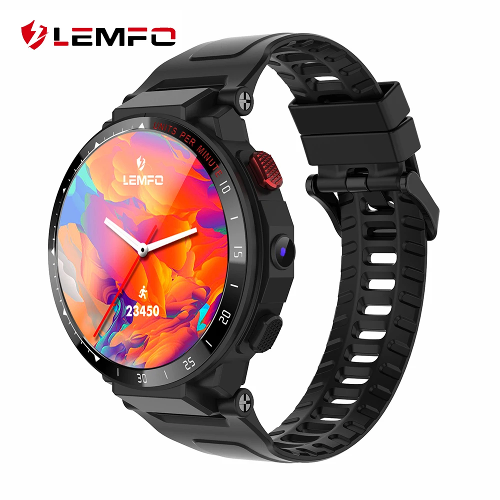 Смарт-часы LEMFO LES4 4G Android 1 6 дюйма Гб + 16 ГБ 900 мАч GPS с сим-картой 2020 для мужчин
