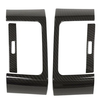 

beler ABS Carbon Fiber Texture Dashboard Side Air Vent Outlet Frame Cover fit for Range Rover Sport 2014-2016 2017 2018 2019