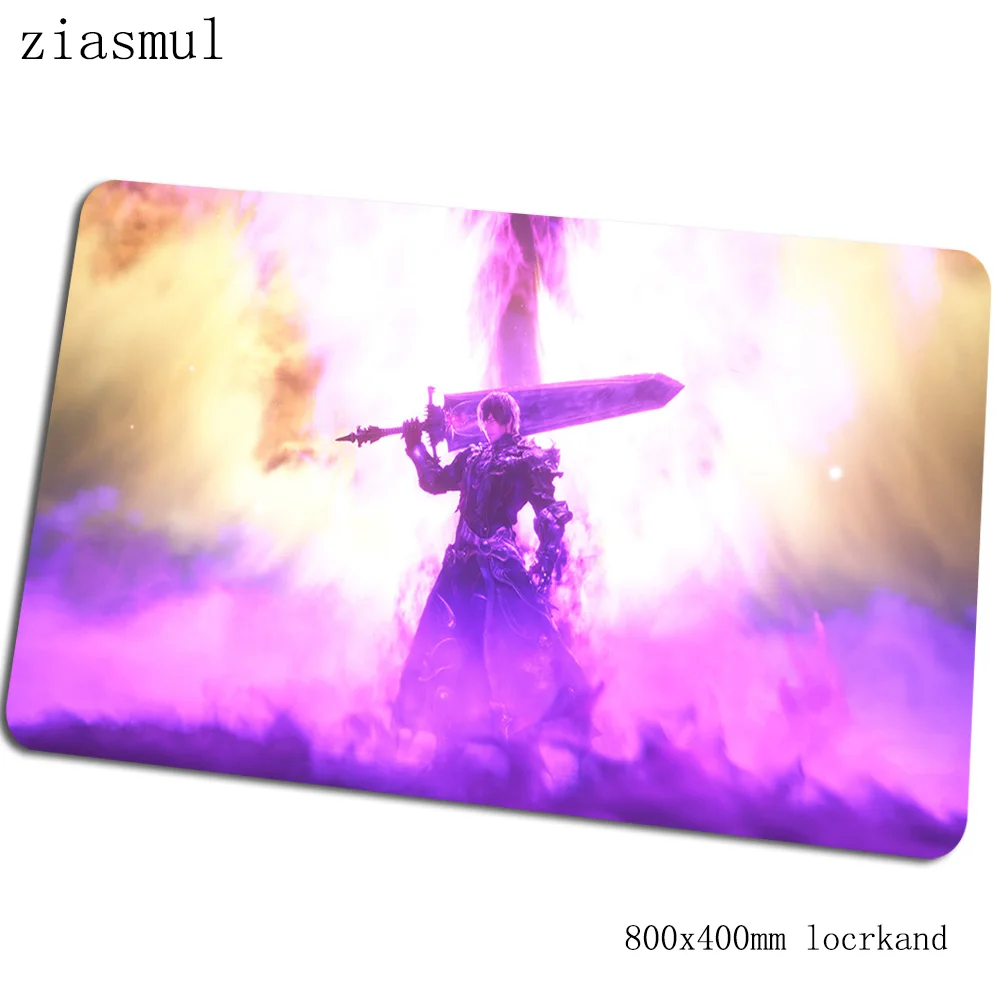 Final Fantasy XIV коврик для мыши 80x40 см игровой коврик для мыши с изображением аниме для мальчиков подарок офисный ноутбук с алюминиевым корпусом стол коврик Kawaii padmouse игры pc gamer коврики - Цвет: Size 800x400x2mm
