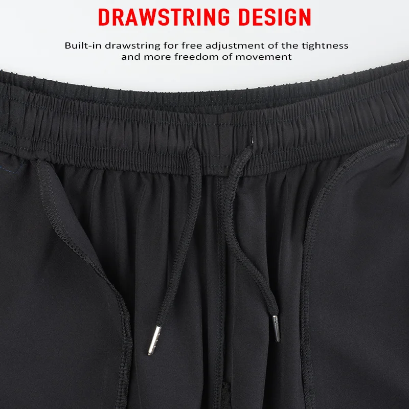 FANNAI Running Shorts Men Sports Jogging Shorts Pull Rope and Zipper Pockets Quick Dry Men's Gym Men Sport gyms Short Pant Men