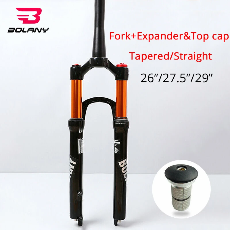 Tapered suspension fork Clearance