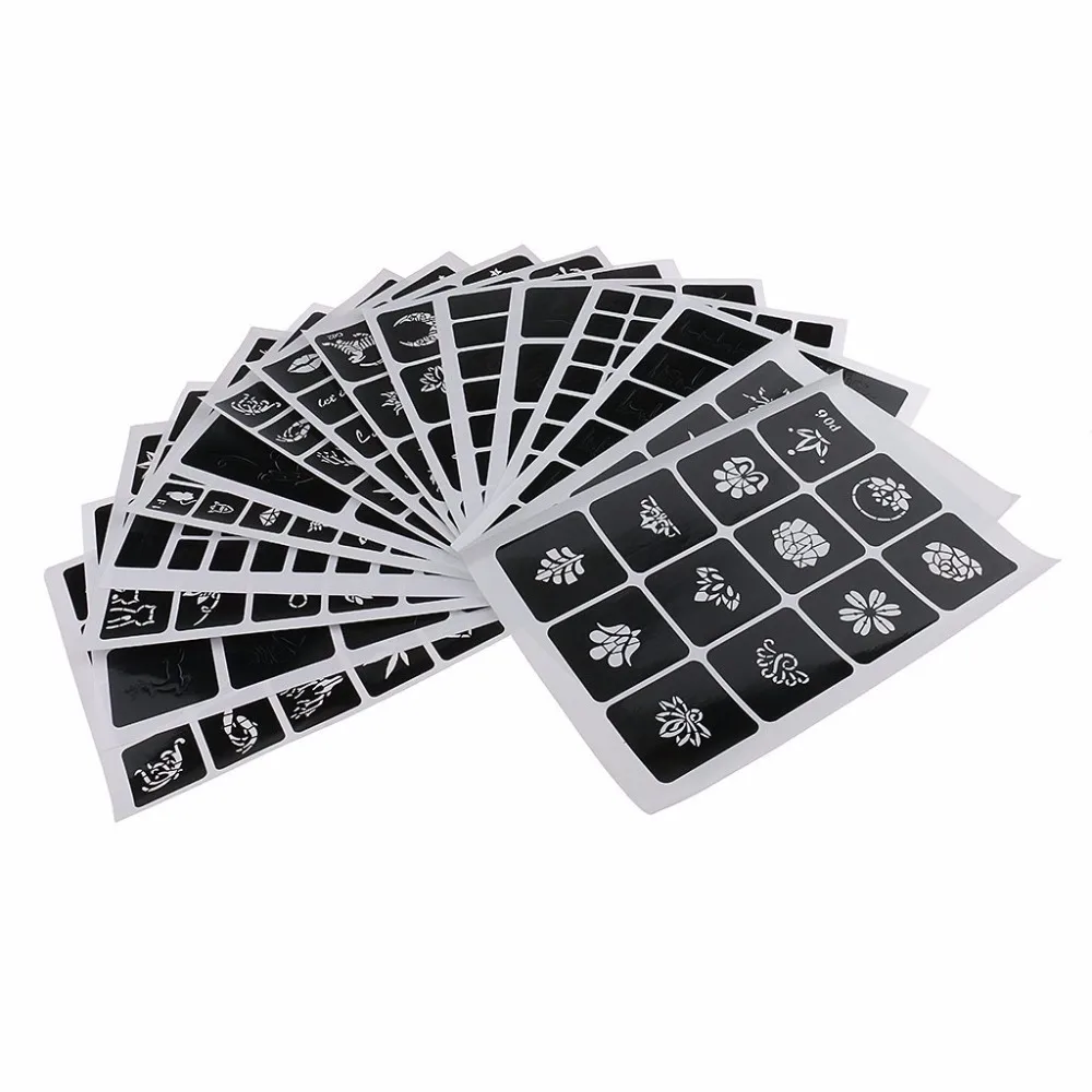 

300 Tattoos Template Airbrush Flash Tattoo Mould Body Drawing Painting Template, Butterfly Cartoon Henna Tattoo Mould,tattoo Art