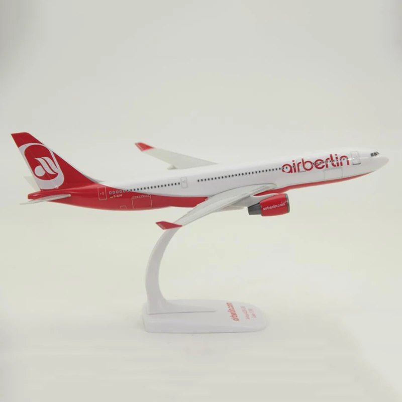 

30CM 1:200 Airbus A330-200 Model Air Berlin Airline Air Way with Base Alloy Aircraft Plane Collection Decoration Display Toys