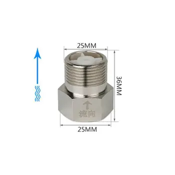 

3/4'' BSP Female Male Thread Brass Check Valve Single-track One Way Connector Back-flow Preventer Pipe Fitting for Water