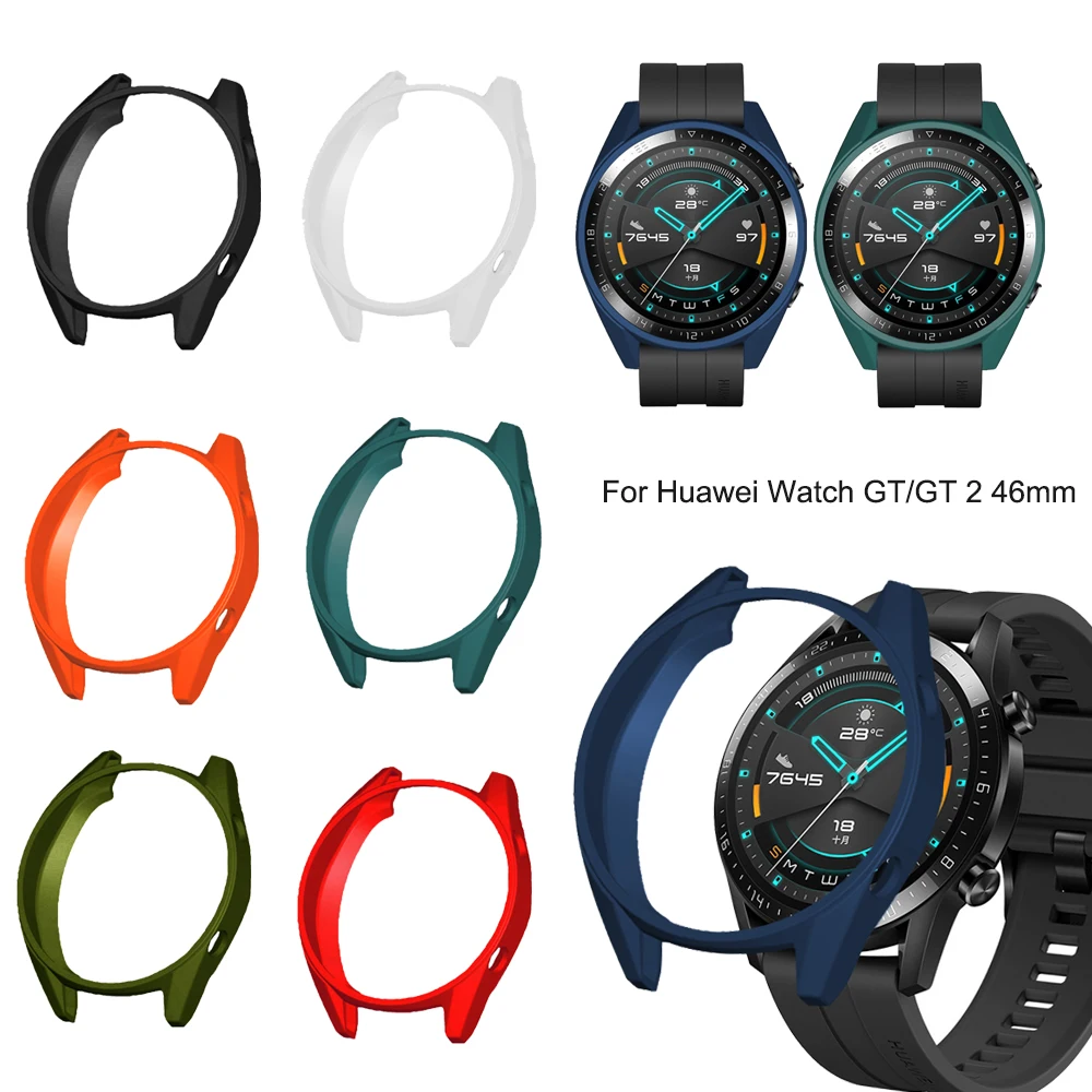 Защитный чехол из мягкого ТПУ с защитой от царапин бампер для Huawei Watch GT/GT 2 46 мм