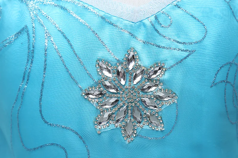 Платье для девочек Frozen Европа и Америка Горячая Распродажа принцесса Аиша торжественное платье