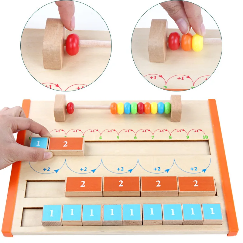 

Children Building CHILDREN'S Early Education Desktop Intelligence Game 1-10 suan so hot u ban Parent And Child Interactive Toy