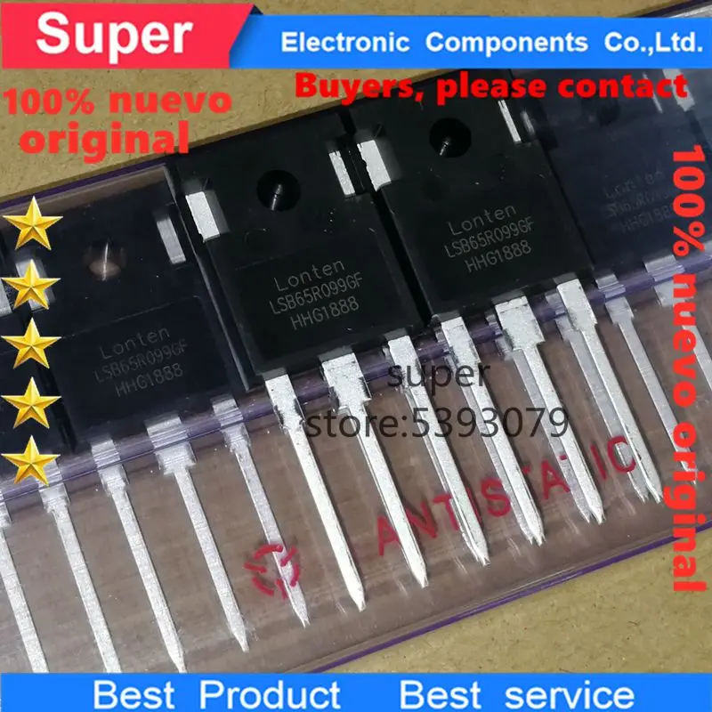 100% nuevo 5 unids/lote MOSFET original OSG65R099HZ LSB65R099GF IPW60R099CP TO-247 0SG65R099HZ | Электроника