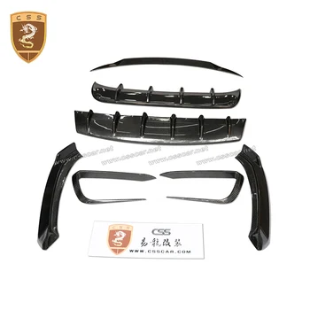 

front lip side skirts diffuser spoiler aspec style carbon fiber body kit for Maserati Levante larte