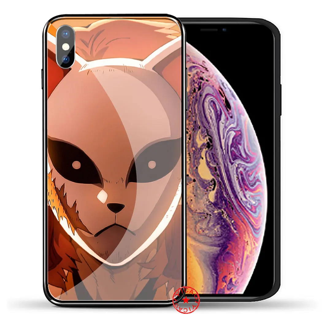 TG10 Чехол из закаленного стекла чехол для iPhone 5 5S SE 6 6S 7 8 Plus 11 Pro X XR XS Max Pro - Цвет: TG10