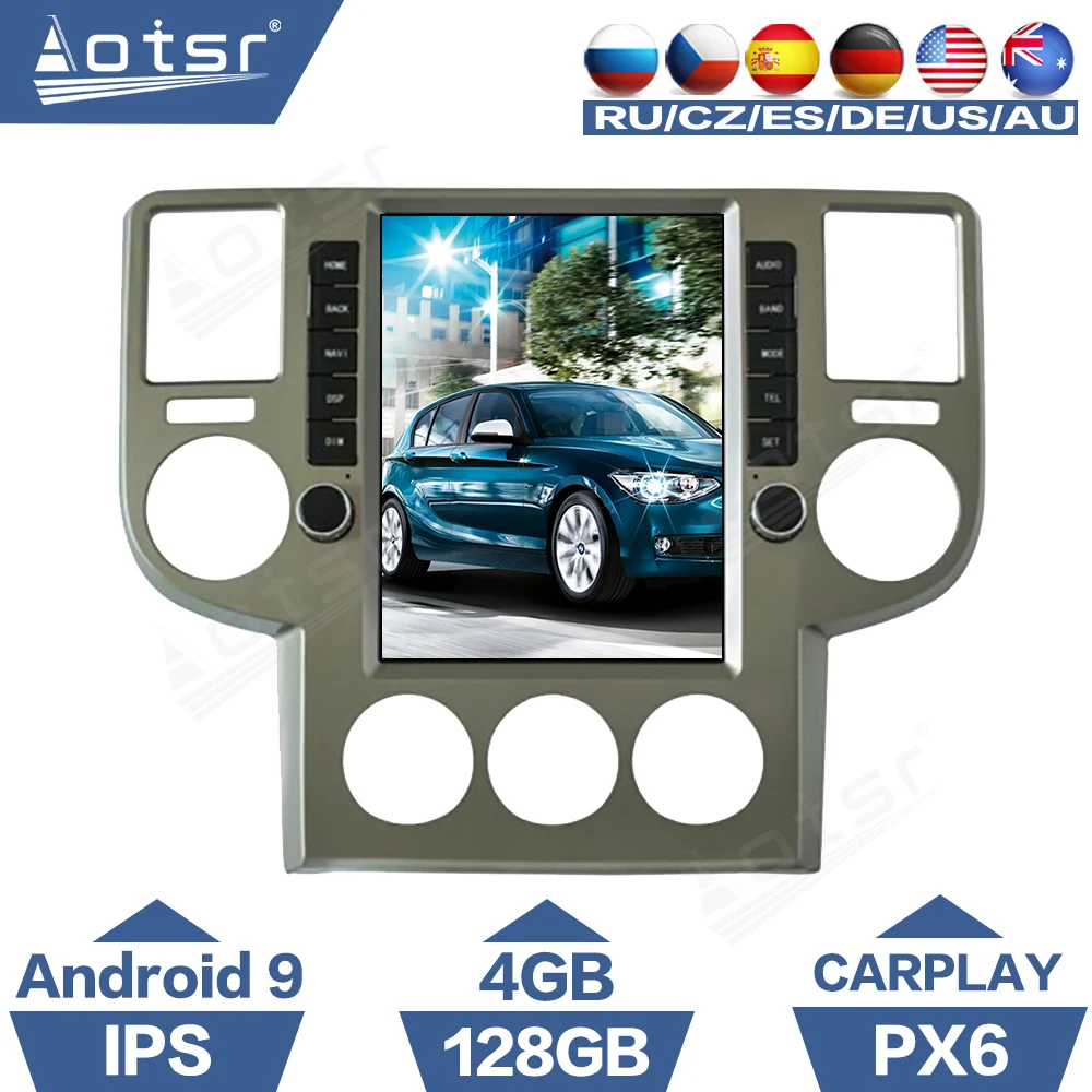 Автомагнитола для NISSAN X Trail T30 2002-2008 автомобильное радио в стиле Tesla GPS-навигация